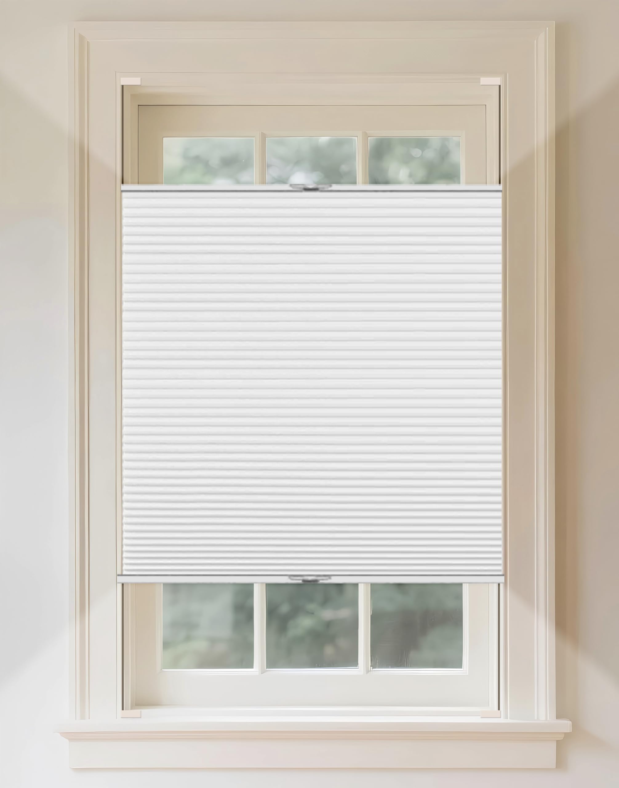 Custom Size Tension Holding Top Down Bottom Up Cellular Shades, Room Darkening Blackout Top Down Bottom Up Cellular Shades, Energy-Saving Honeycomb Blinds, Noise Reduction Honeycomb Blinds