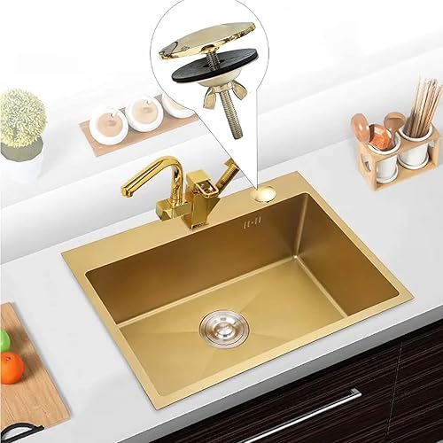 Miniatura 4 de Cubierta de orificio para fregadero de cocina de acero inoxidable, cubierta de orificio de grifo de 2 pulgadas, cubierta de orificio de fregadero de