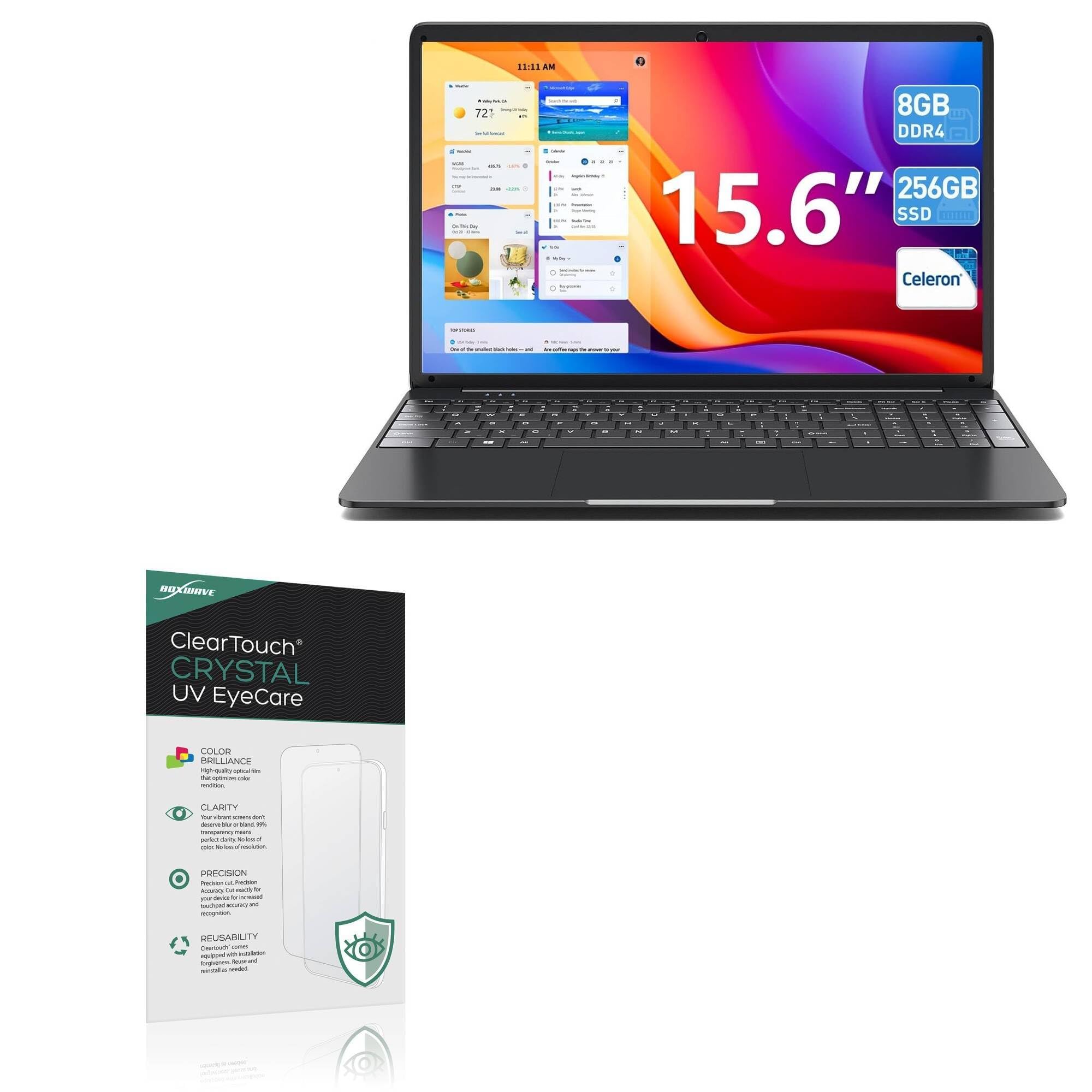 BoxWave Screen Protector Compatible With Naclud M15PRO (15.6 in) - ClearTouch Crystal Anti-UV EyeCare (2-Pack), Filters out Harmful Blue Light Reduce Fatigue