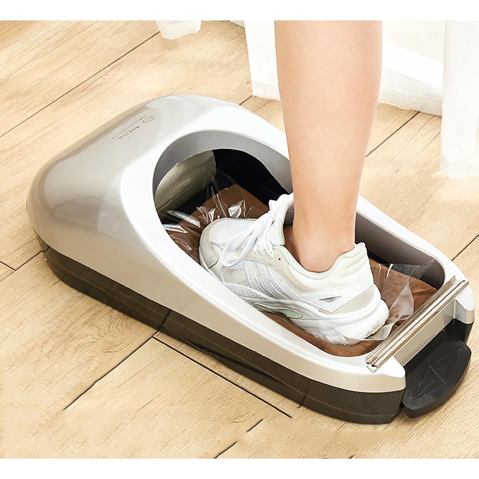 Máquina Película Desechable para Zapatos Totalmente Automática, Máquina Profesional para Cubrir Zapatos Domésticos con Cubiertas para Zapatos, Película Espesa Antideslizante/Inteligente
