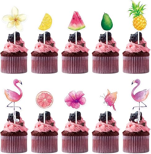 Vista 46 de WERNNSAI 36 decoraciones para tartas de dinosaurio, decoraciones de cumpleaños de dinosaurio, decoración de cupcakes de dinosaurio, decoración