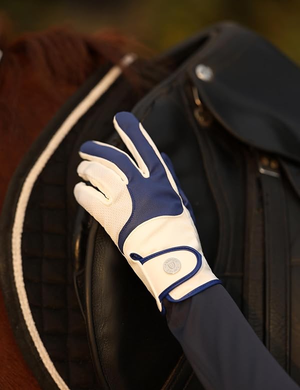 Harrison Howard Riding Gloves Equestrian Women, PU Leather by Harrison Howard - Used condition - Image 6