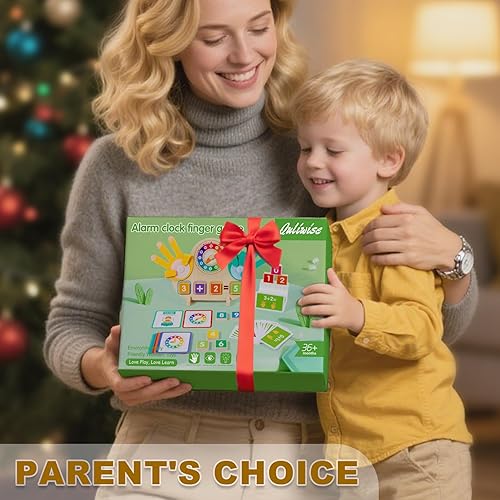 Miniatura 9 de Bloques educativos de matemáticas 2 en 1, bloques de conteo de números y reloj de enseñanza para niños, juguetes de aprendizaje preescolar para