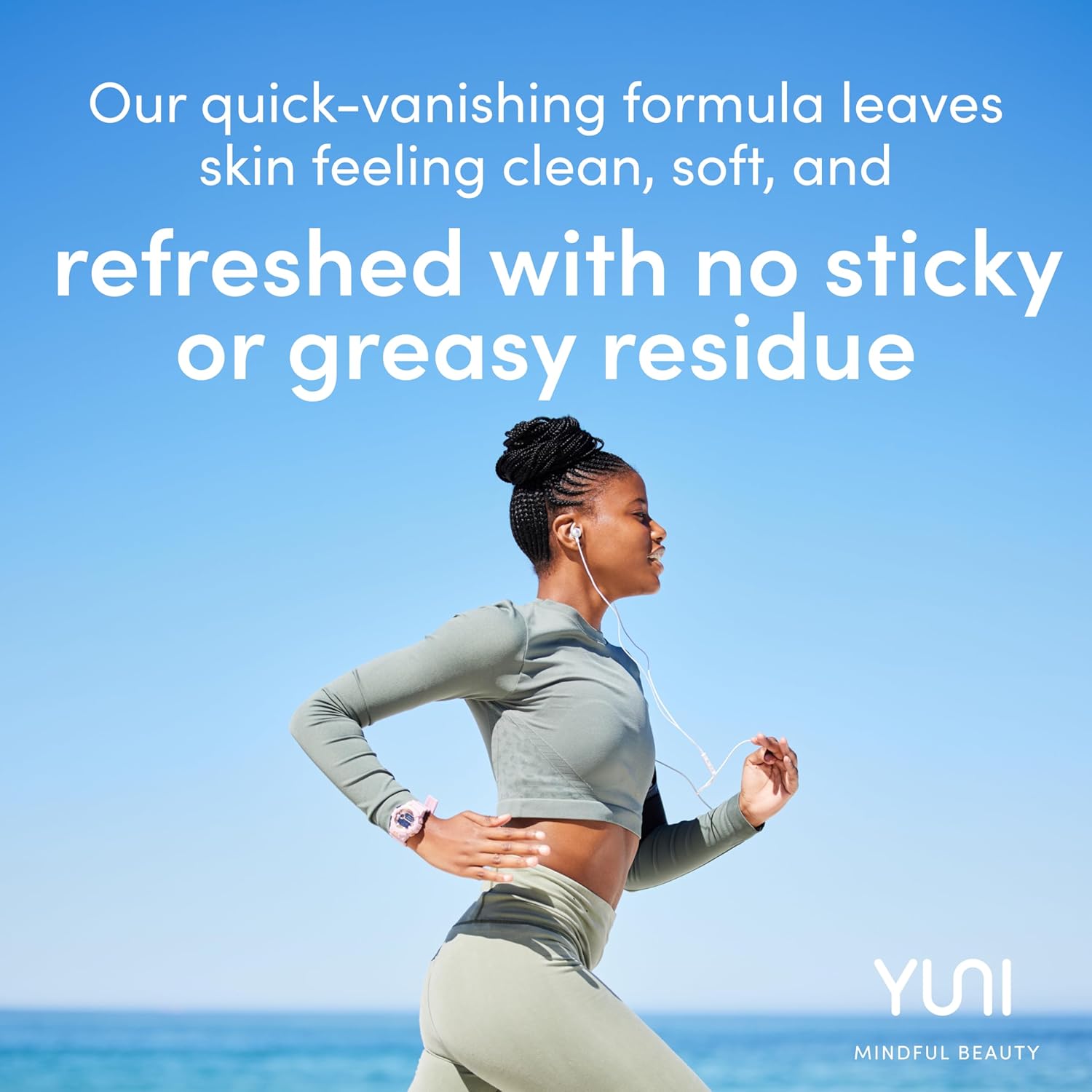 YUNI Beauty Waterless Body Wash (4 oz) - Rinse-Free Foaming Bath and Clean Body Wash Solution Instantly Remove Sweat, Dirt, Odor, Travel, Camping and Backpacking Essentials, Paraben-Free, Vegan - Image 4