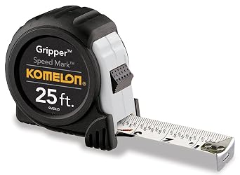 Komelon Usa Sm5425 25 X 1" White Speed Mark Tape Measure 4-Pack