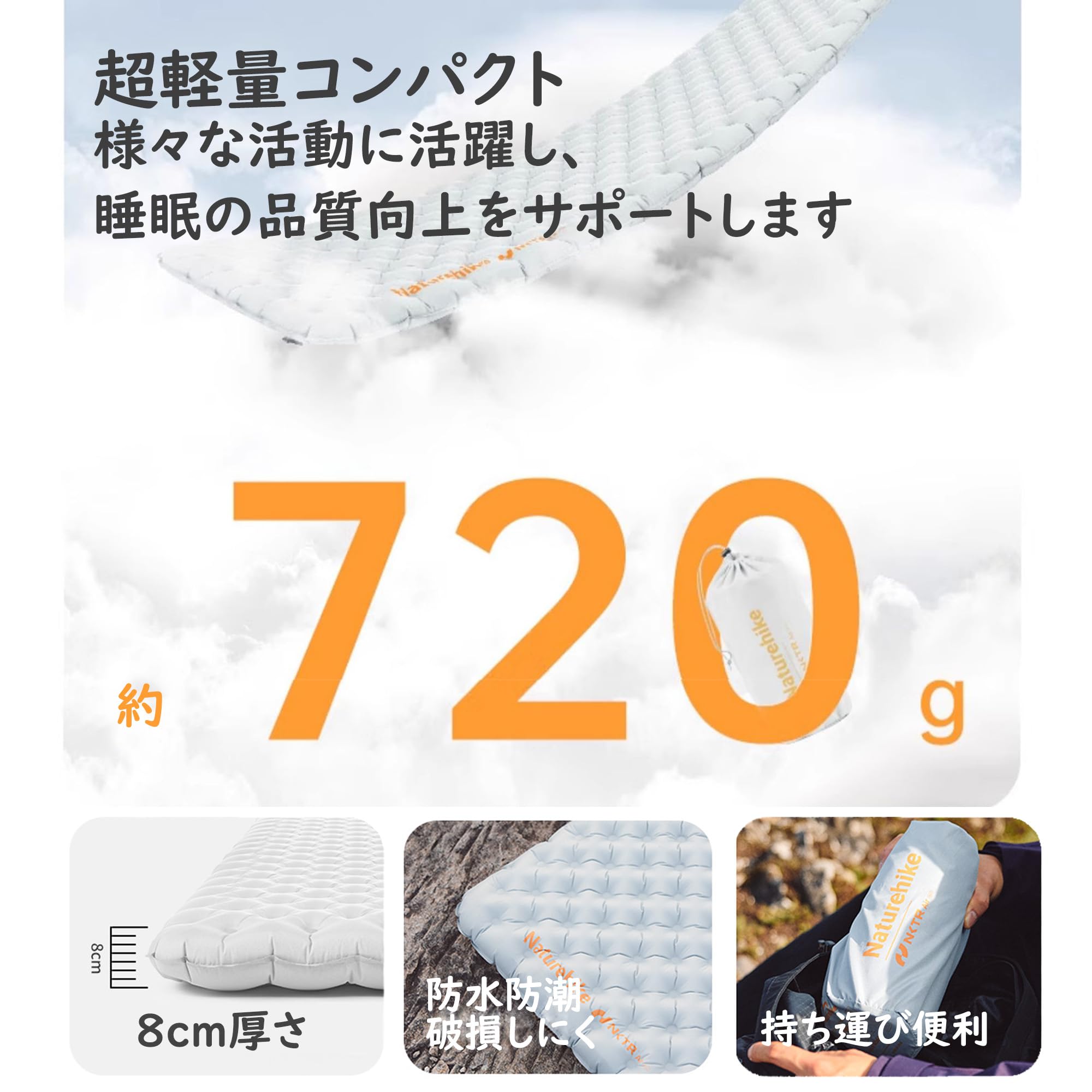 Naturehike 【R値3.5】超軽量 インフレーターマット　2個 Amazon.co.jp: Naturehike R値3.5/R値3.2 キャンプ エアーマット
