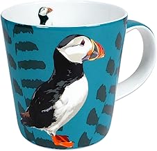 Leslie Gerry Bone China Mug, Puffin