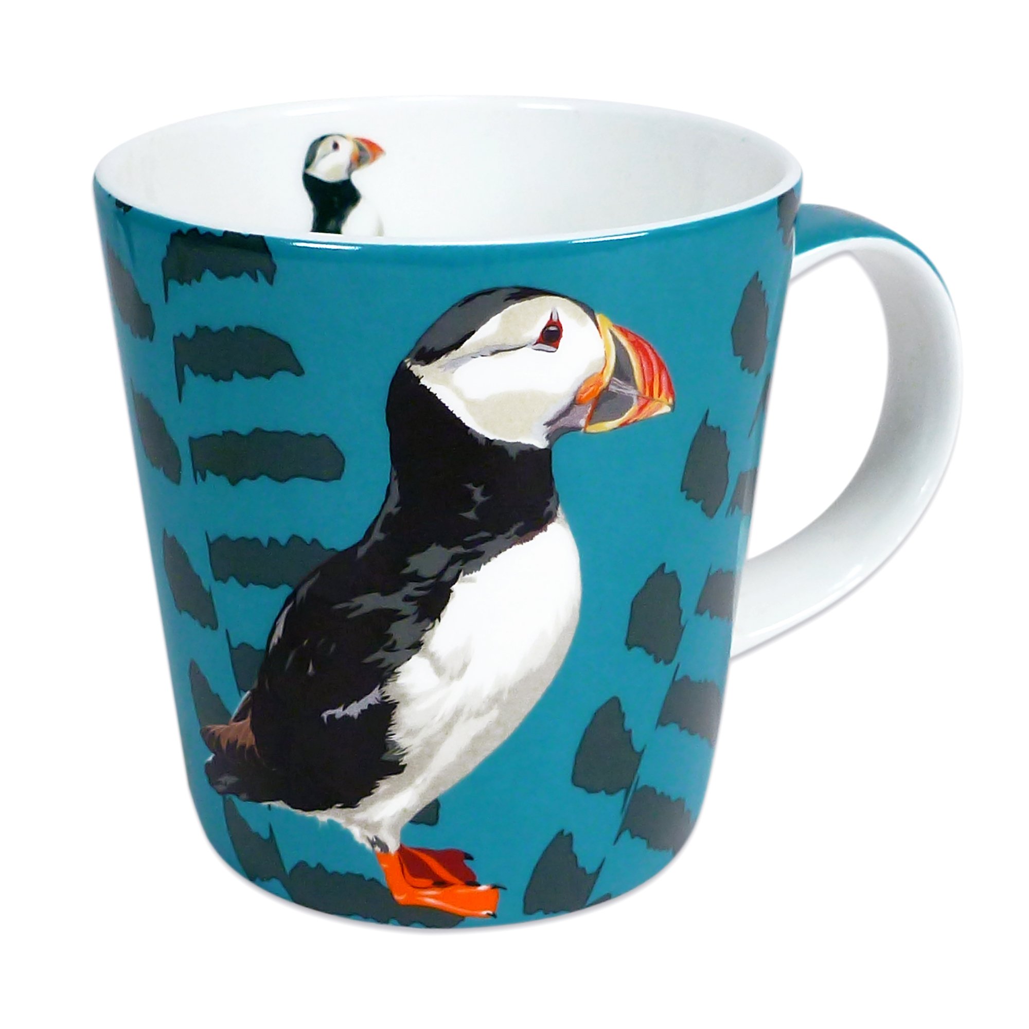 Leslie Gerry Bone China Mug, Puffin