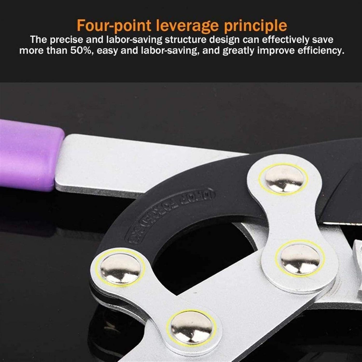 Pruning Shears, Garden Pic Loppers Long Handled, Lightweight, Sharp and Easy to Cut, Strong Long Handled Straight Garden Pruning Shears for Every Family