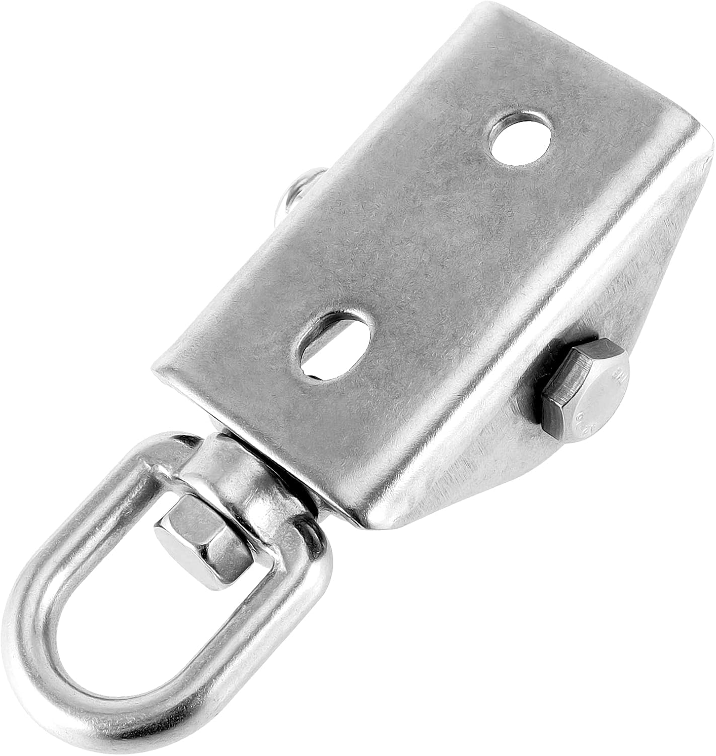 JEUIHAU 4 Pack Heavy Duty Swing Hangers Set, 1000 lbs Capacity 360°Rotate Stainless Steel Swivel Swing Hangers for Concrete and Wooden Swing Sets, Hammock, Yoga, Playground, Porch