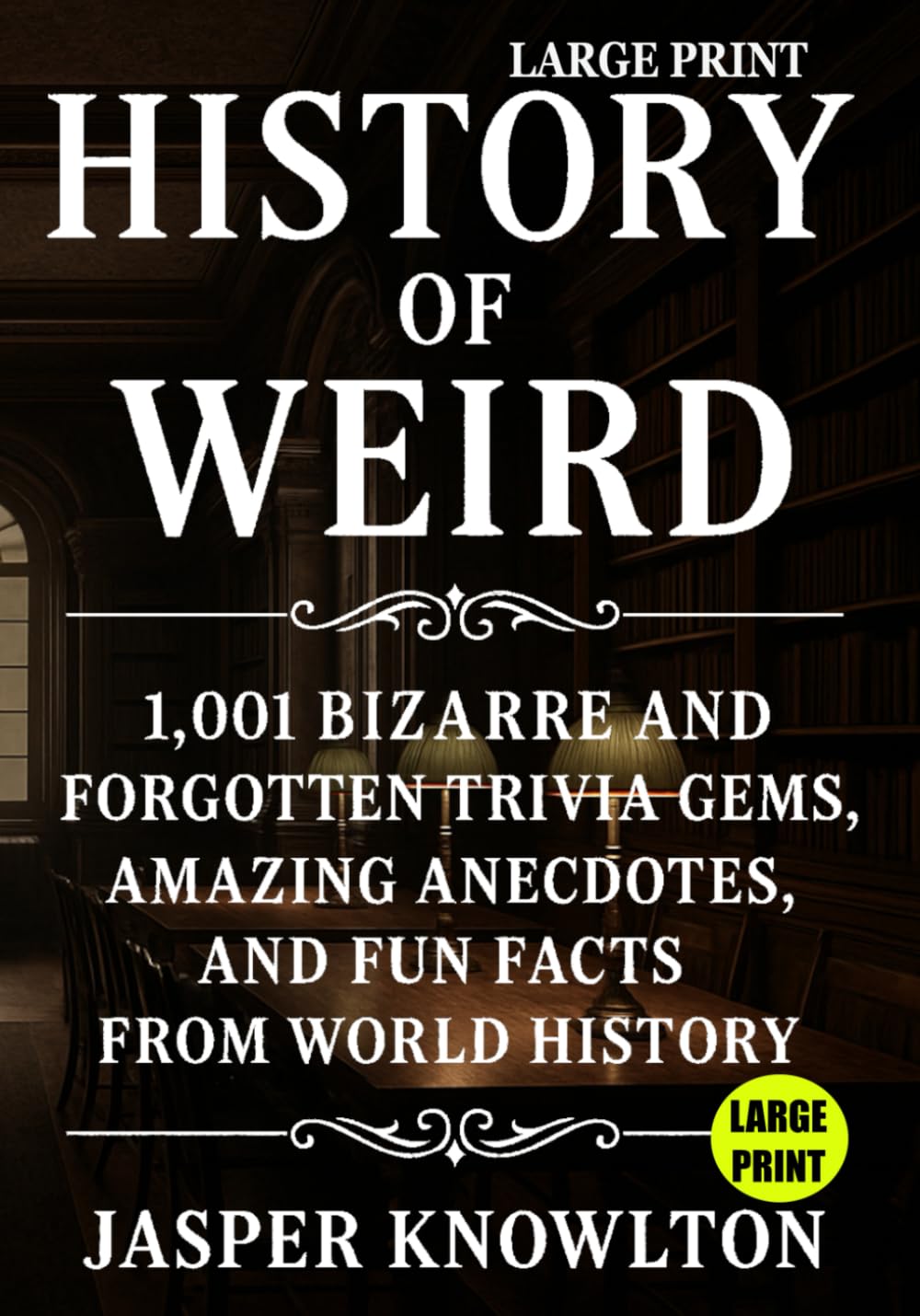 Large Print History of Weird: 1,001 Bizarre and Forgotten Trivia Gems, Amazing Anecdotes, and Fun Facts from World History