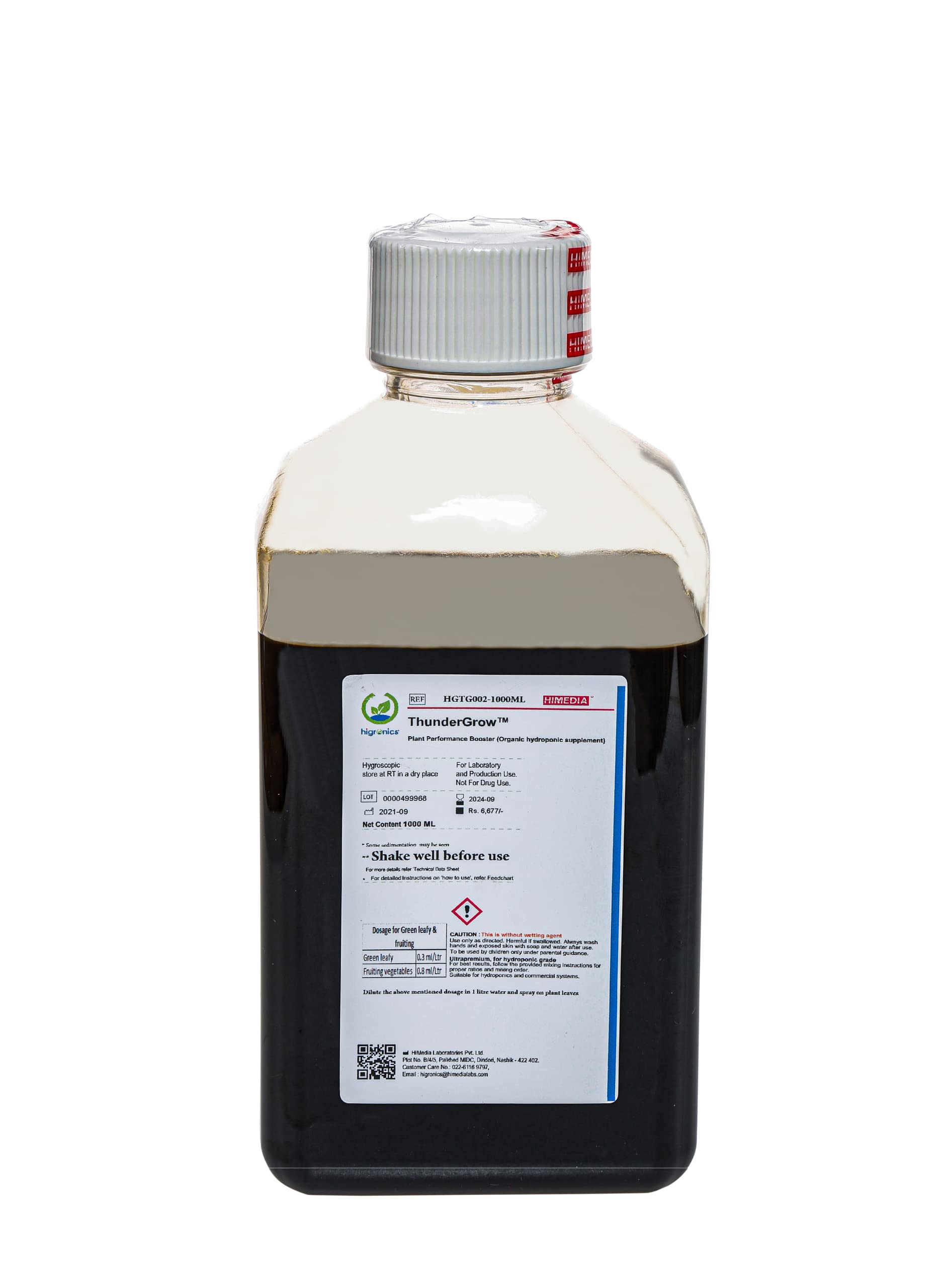 Thundergrow w/o wetting Agent - 1000ML- Amino Acid Based Plant Growth Promoter- Soil Applications and hydroponics use-image-7