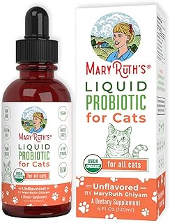Sponsored Ad - Cat Probiotics by MaryRuth's, Plant Based Liquid Probiotic, Non-GMO, Vegan, NO Corn, NO Yeast, 30-160 Day S...