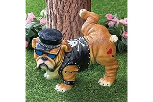 Cool Pirate Dog Garden Statues Outdoor Decor