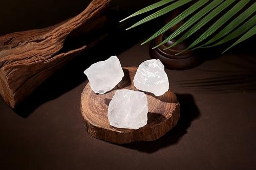 Miniatura 4 de 2 piezas de cuarzo transparente de 1.8 a 2.2 pulgadas, cristales crudos grandes, piedras curativas naturales, rocas en bruto, cristal de cuarzo