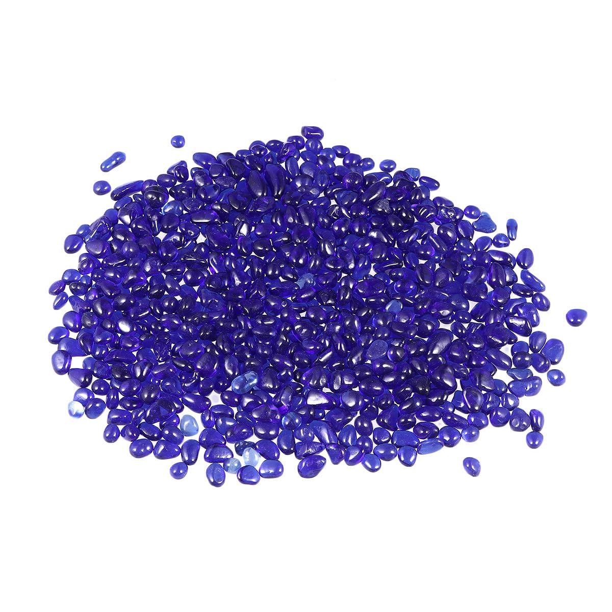 Ghiaia Decorativa in Vetro Colorato per Acquario, Pietre e Cristalli Leggeri da 500g, Design Colorato e Sicuro per Decorazioni Fai da Te e Negozi