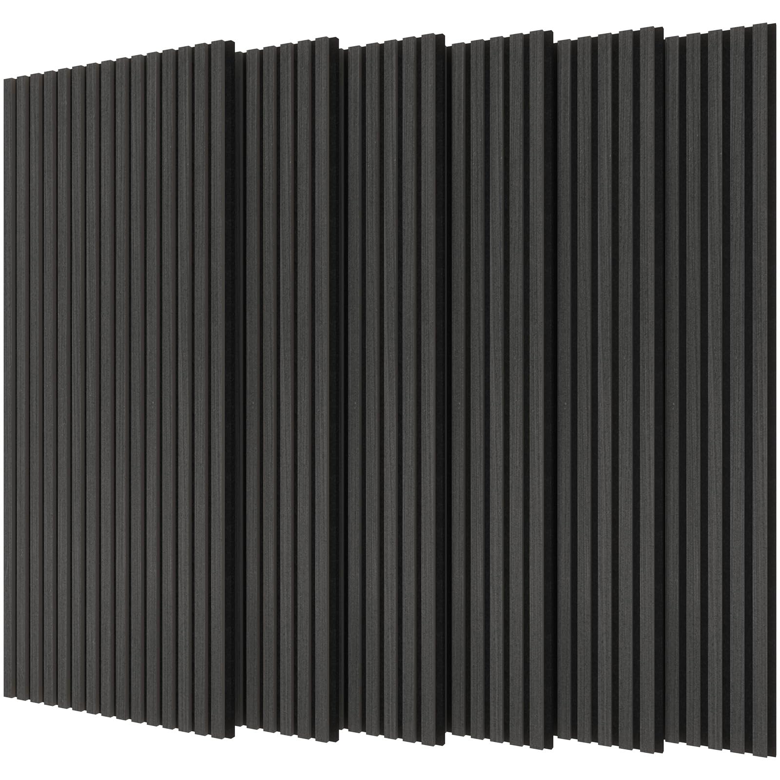 TONOR 6-pak drewnianych paneli akustycznych, 120 cm x 60 cm – 4,32 m², panele ścienne drewniane do ścian, panele drewniane do izolacji akustycznej i dekoracji do studia, mieszkań, sypialni i biur