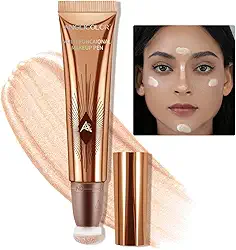 Iluminador Liquido Glow, Beauty Light Wand para uma pele Brilhante, Vegana, Iluminador em Bastão (01#Spotlight, 11)