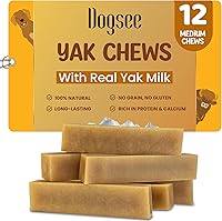 Vista 17 de Dogsee Masticables originales de queso de yak del Himalaya XL - 6 masticables Golosinas para perros sin cuero crudo Placa de lucha contra