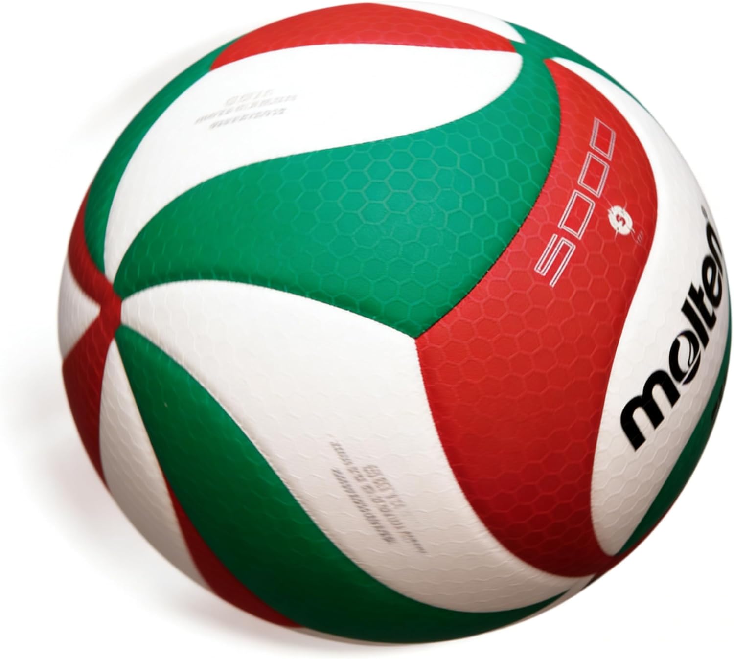 V5m 5000 Volleyball with Molten Flistatec Tech Official Microfiber