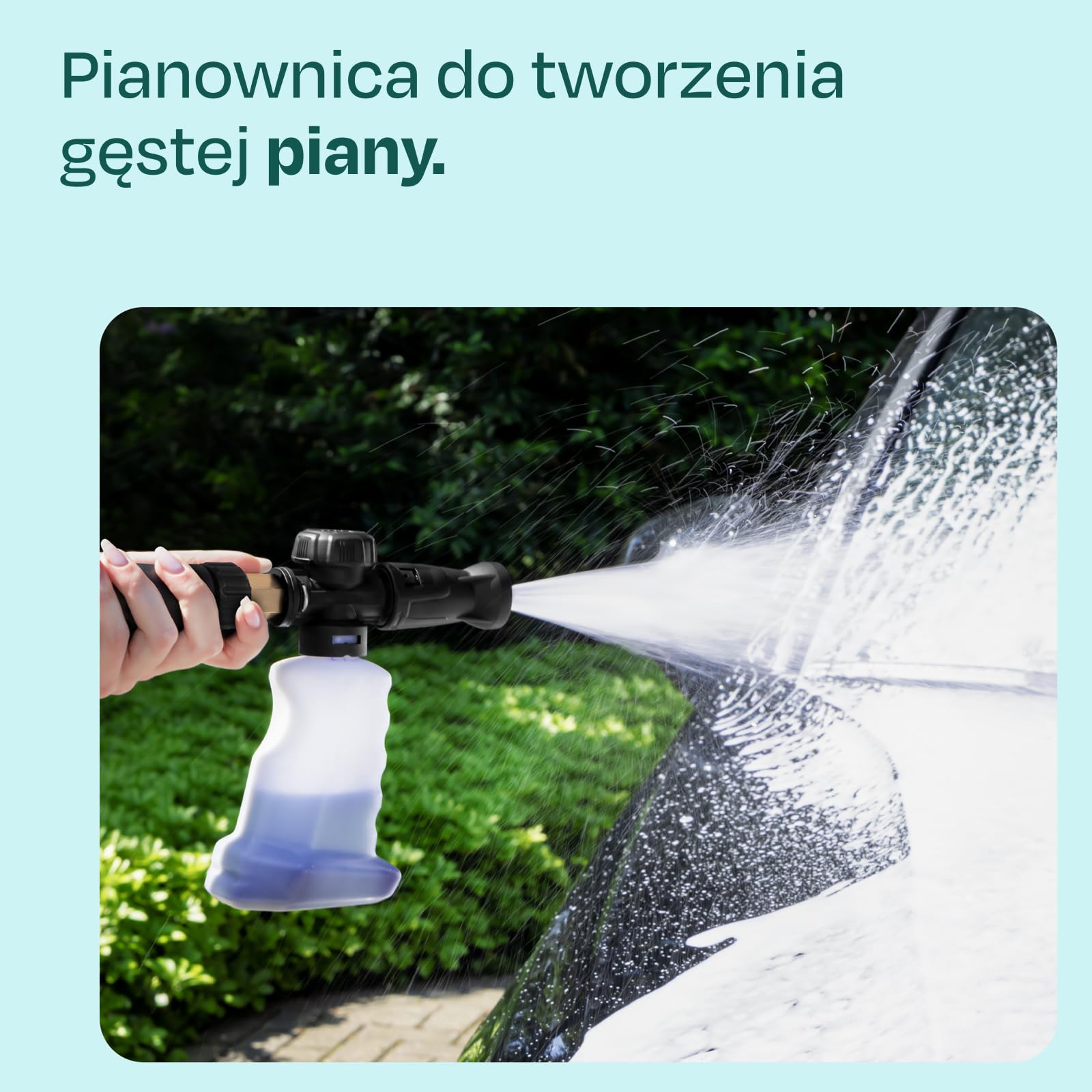 VONROC Myjka ciśnieniowa PRO V25-3 – 2500 W – 180 barów – silnik indukcyjny – wąż premium o długości 15 m – w zestawie: końcówka do czyszczenia tarasów, rozpylacz piany i 5 dysz