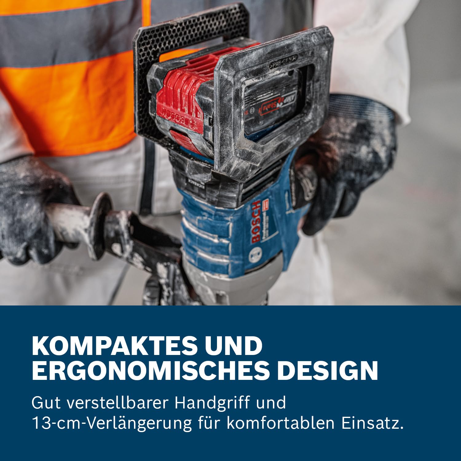 Bosch Professional 18V System Akku-Rührwerk GRW 18V-120 (inkl. 1x Verlängerung 13 cm (M14-M14), 2x Schlüssel (22/24))