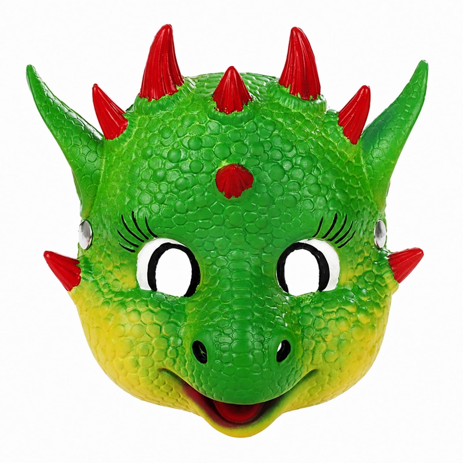 Maschera Drago in Tessuto Non Tessuto Scolpito Maschera di Drago Vivido per Bambini, Cosplay