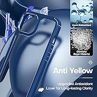 Vista 5 de TAURI Funda 5 en 1 diseñada para iPhone 14 Plus, color azul