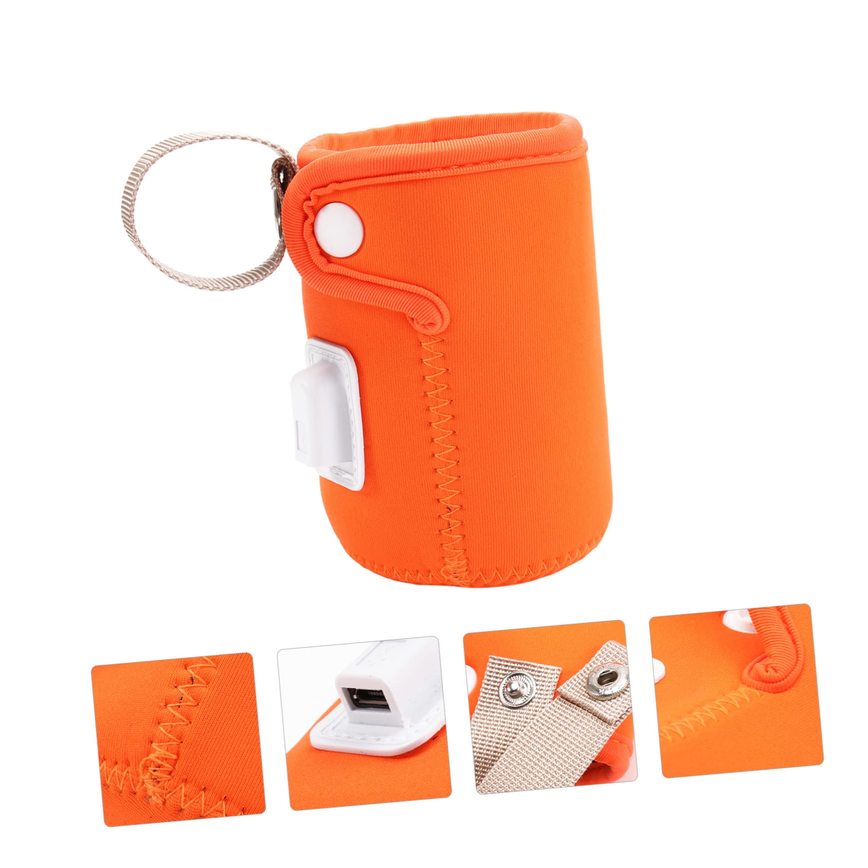 MOLUCKFU 2pcs Portable Bottle Warmer Bag Insulated Milk Warmer Heater for Babies