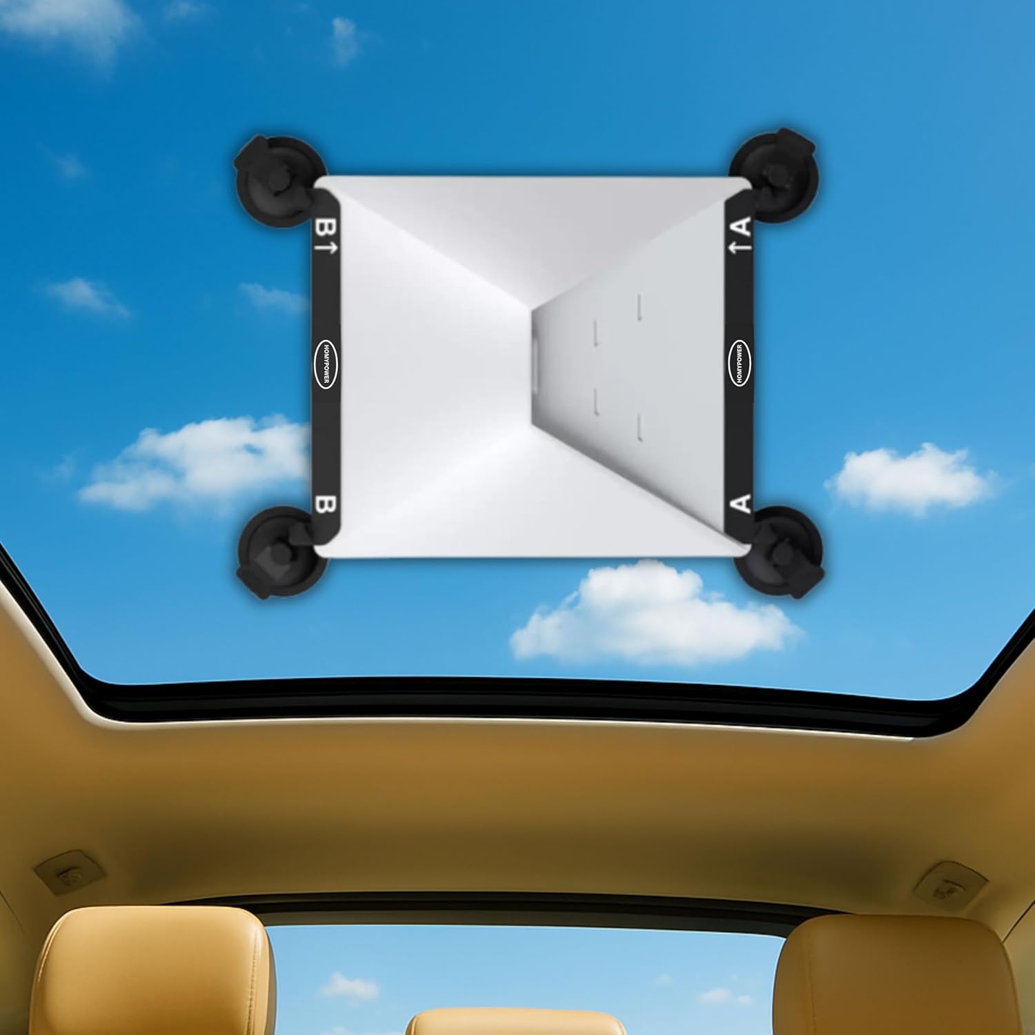 Starlink Mini Suction Cup Mount – Accessories for Car, RV, Truck, Boat,Strong Carbon Steel Sunroof and Window Mount Stable Satellite Signal for Travel