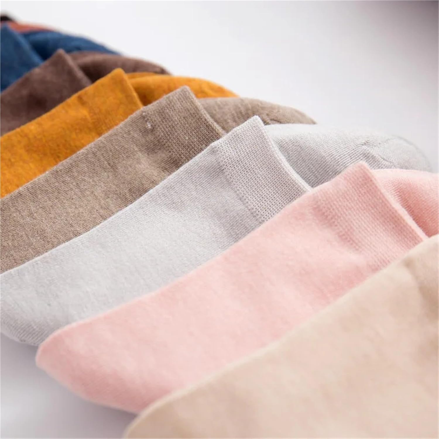 Women'S Bra Extenders 10 Pairs Women's Colorful Casual Solid Color Socks