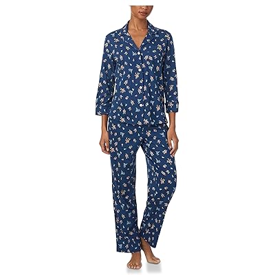 Lauren Ralph Lauren Classic Knit Short Sleeve Pj Set Women