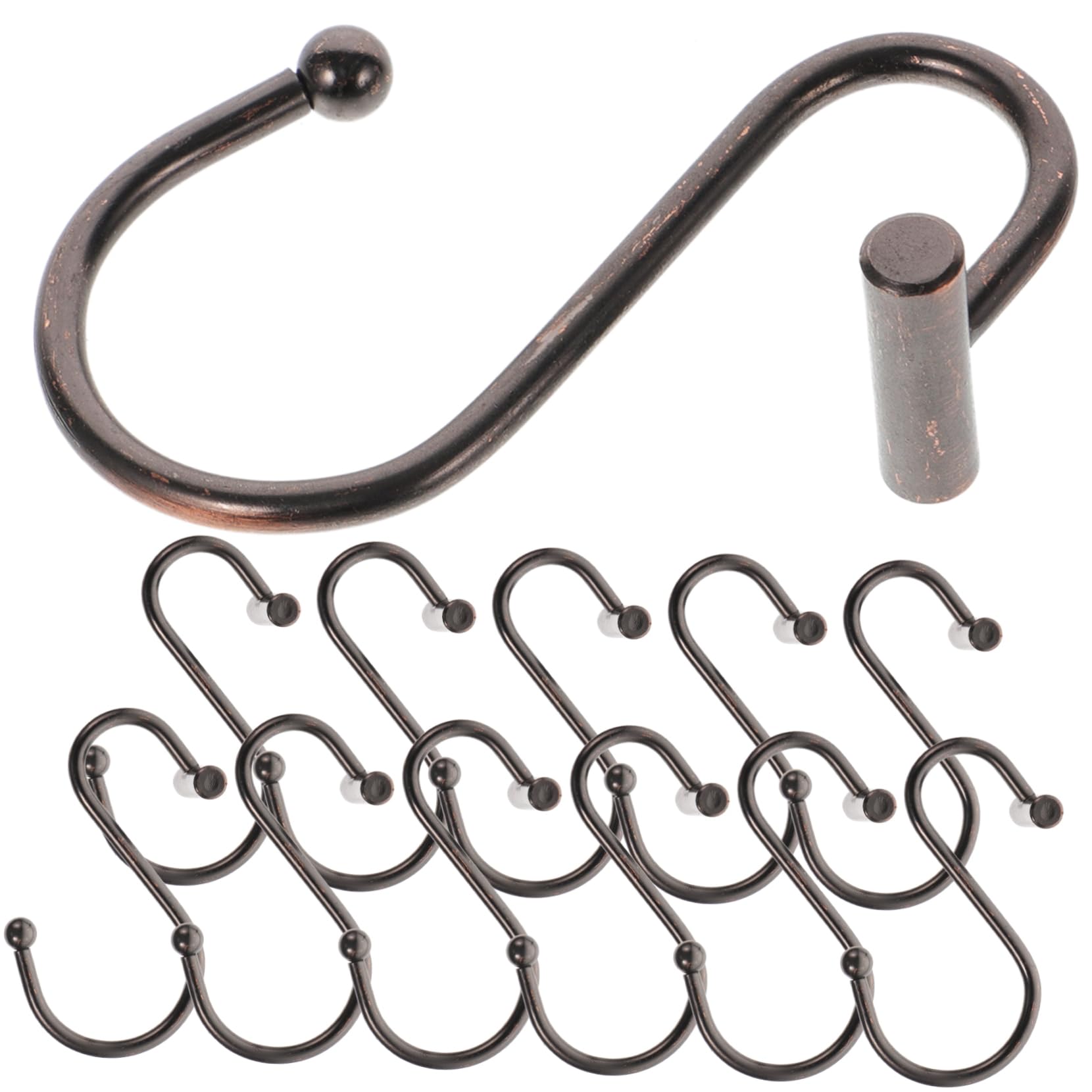 Alipis 36 Pz Gancio Per Da Doccia Ganci in Metallo Per Tende Gancio Per Scorrevole Ganci Per Tende in Metallo Ganci Per Tende Da Camera Da Letto Ganci Da Bagno Ferro Da Stiro