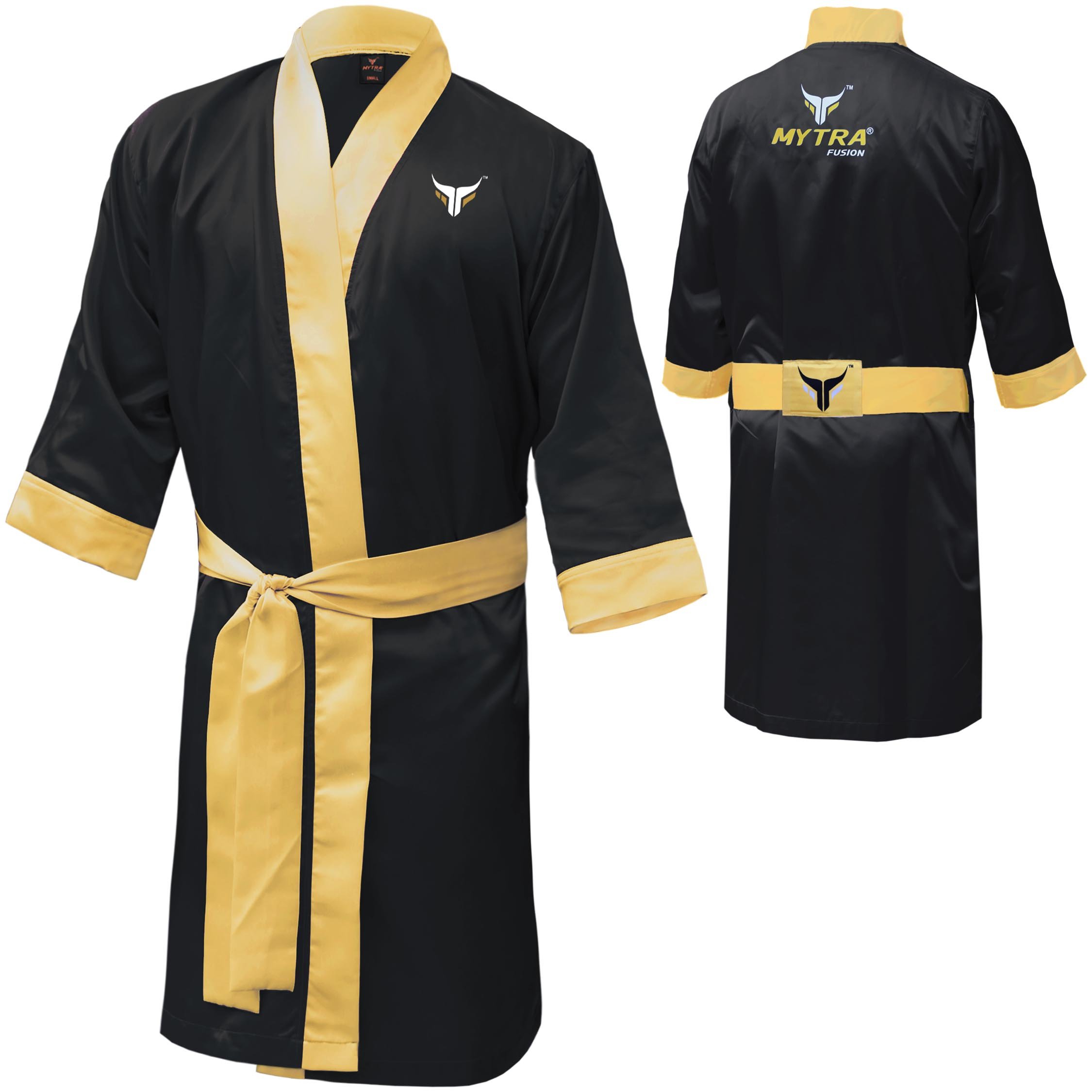 Mytra Fusion boxing robe training robe personalized Muay thai gown material arts training gown training gown kickboxing gown boxing full length gown boxing robe satin boxing robe boxing dressing gown