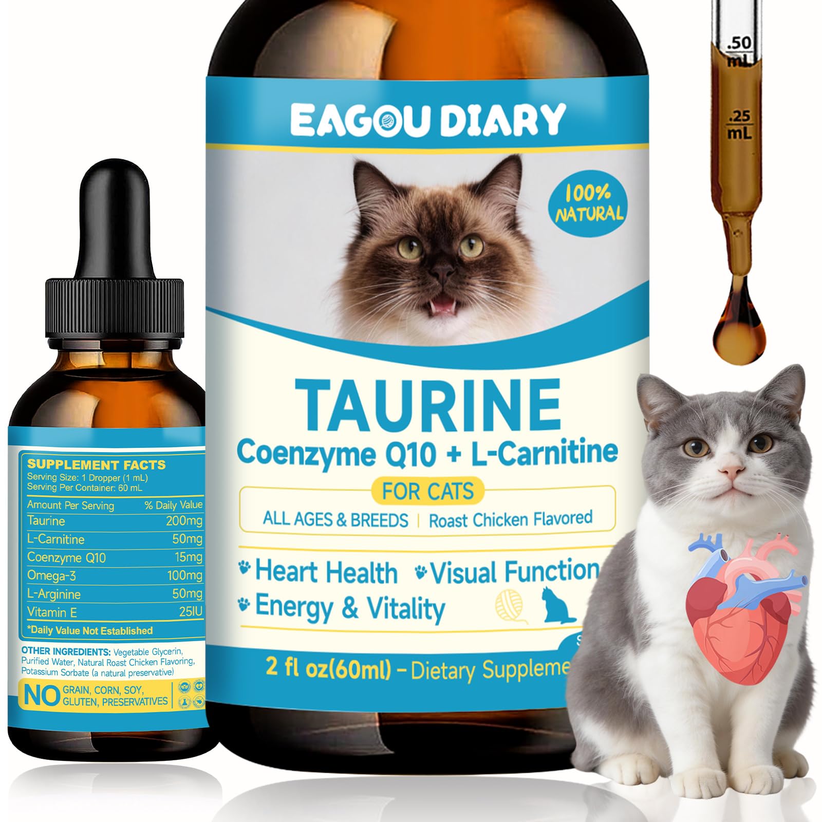 Eagou Taurine Drops 60ml