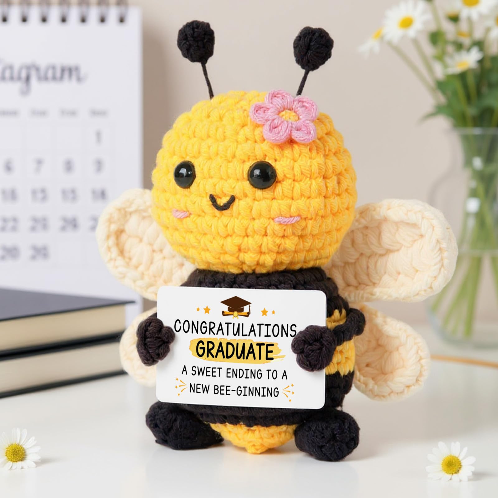 Graduation Gifts for Her, Unique Graduation Gifts for Graduate, Colleage University Graduate Present for Daughter, Student, Friends Classmate - Home Collectible Decor Crochet Bee