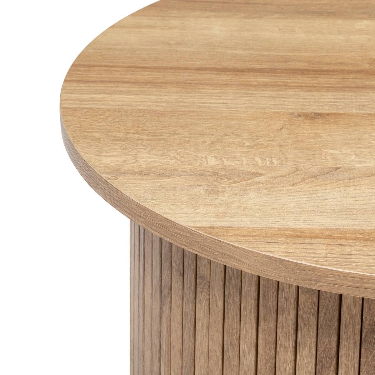 ATMOSPHERA CREATEUR D'INTERIEUR - Tavolino colva in impiallacciato effetto legno d60cm