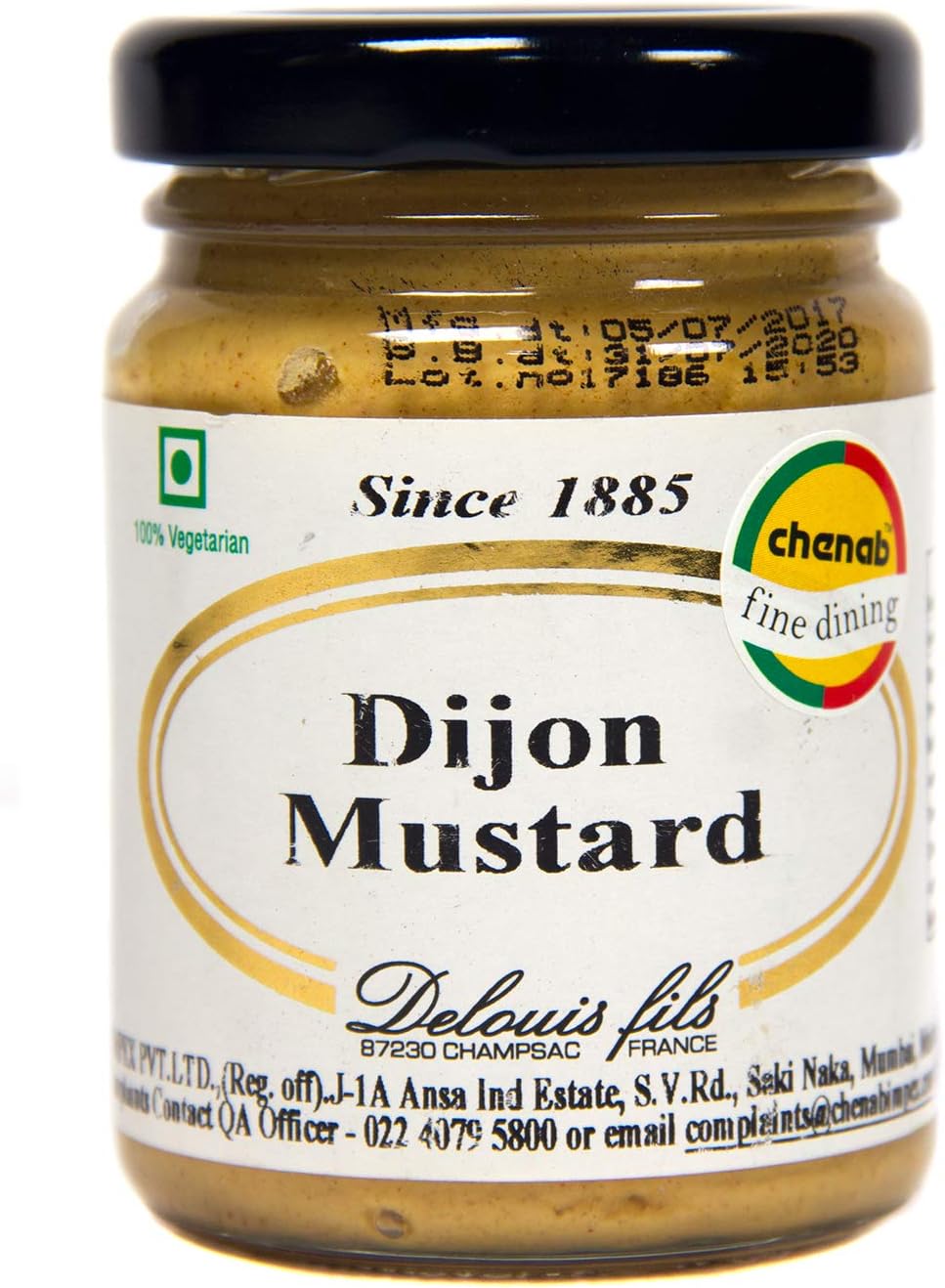 Dijon Mustard - 100g | Authentic Product of France | Gold Medal Winning Dijon Mustard | Complex Flavour