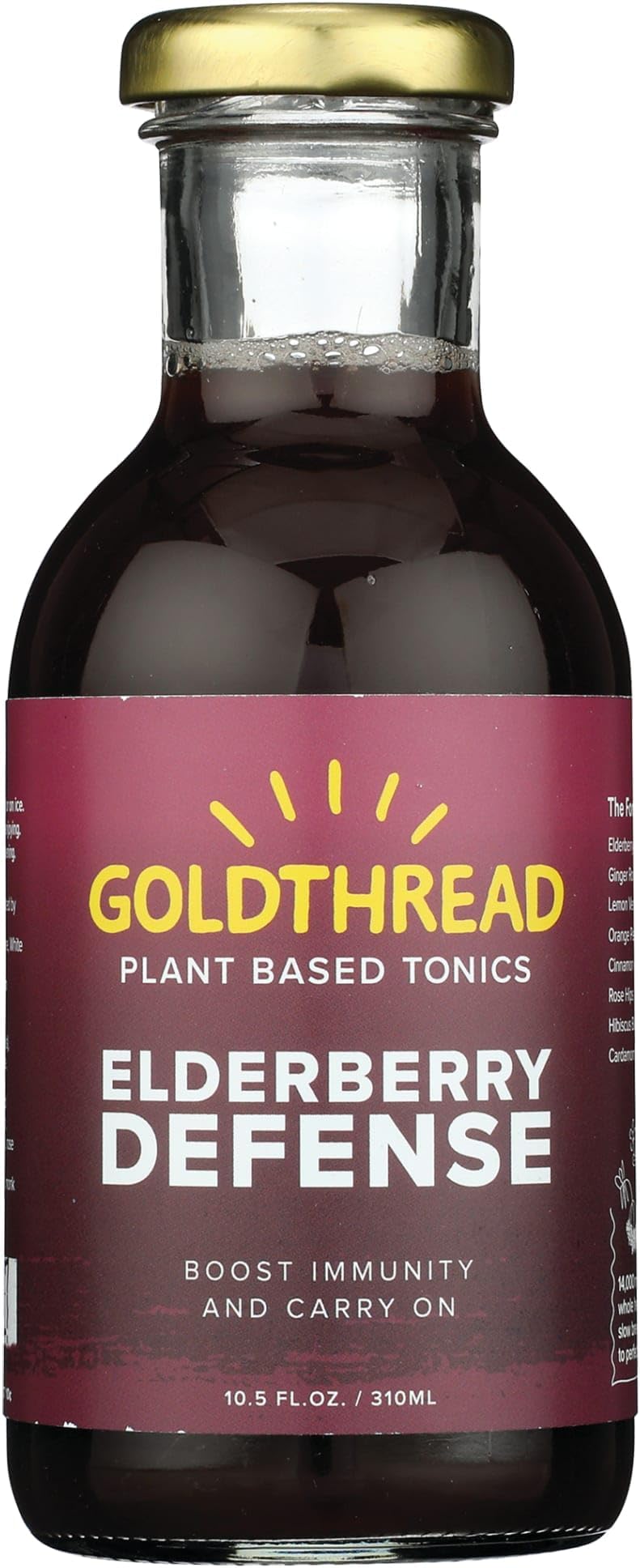 Elderberry Defense Tonic, 10 Fl Oz