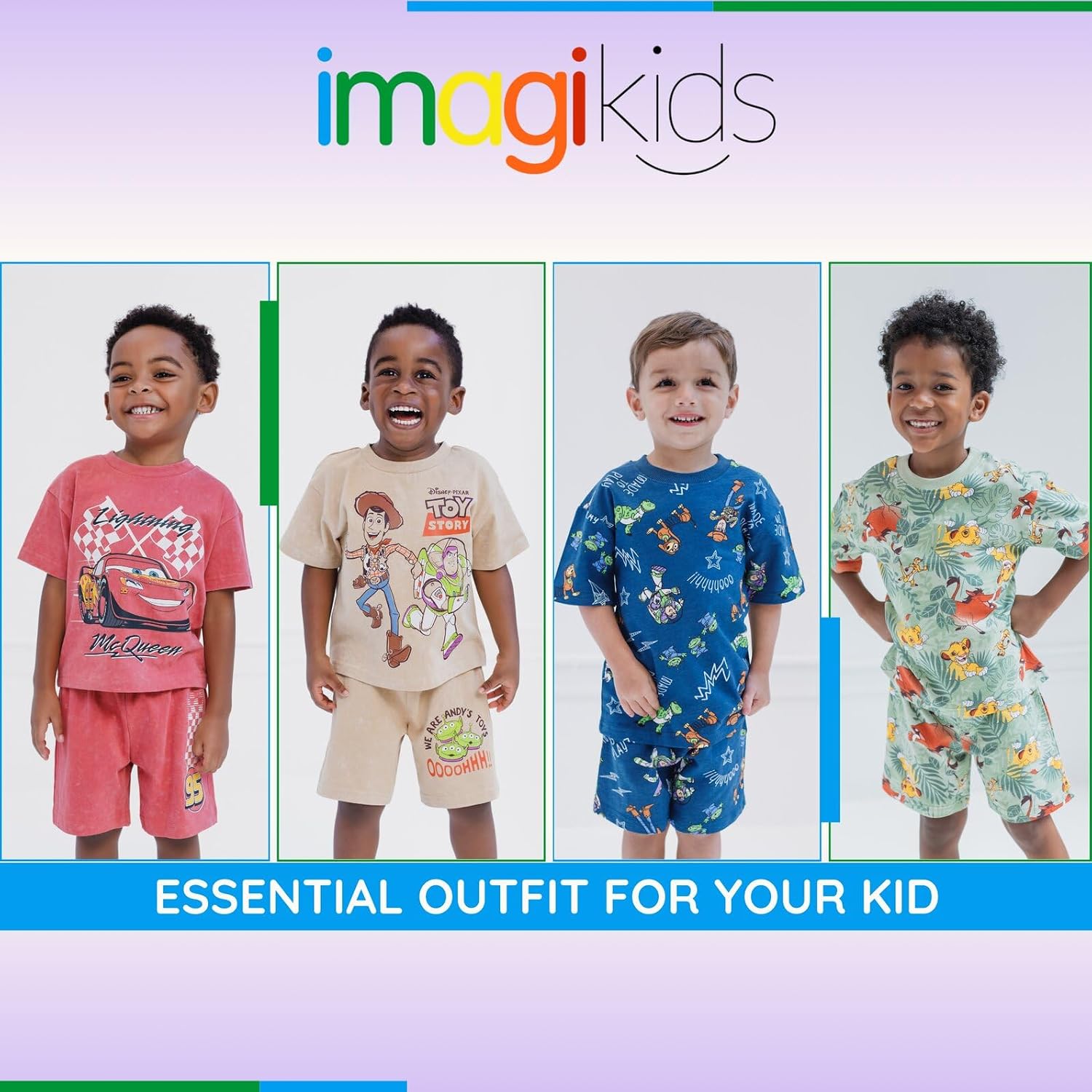 Disney Boys' 2-Piece T-Shirt and Shorts Set for Baby & Kids image 4