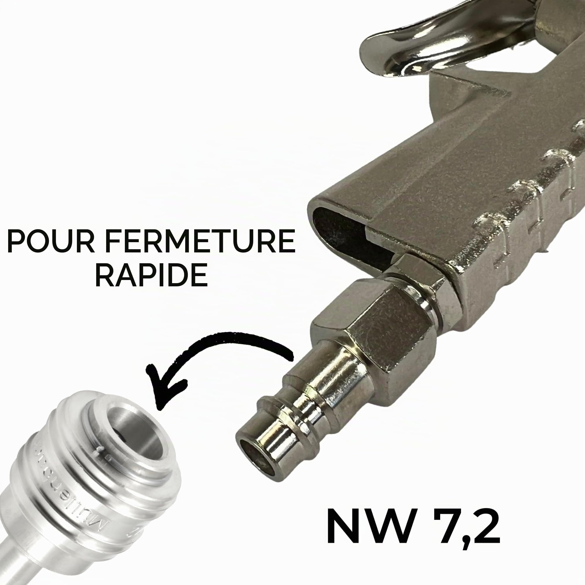 Compresseur à air comprimé pour vélo avec tête de pompe SKS pour voiture/SV/BLitz DV Raccord manomètre Pompe pour vélo de route, VTT, vélo électrique