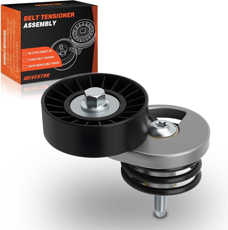Tensionador da correia com polia DRIVESTAR 38123 para Ford F-150, F-250 e Bronco – 1 unidade