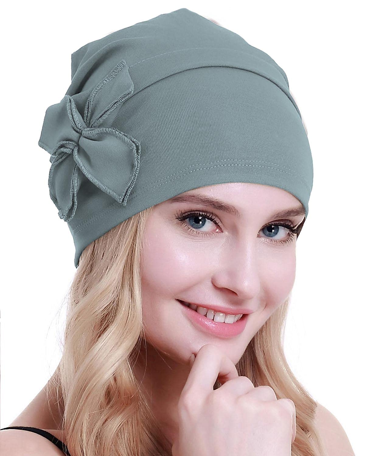 osvyo Bamboo Chemo Headscarf for Women Hair Loss – Cancer Slip On Headwear Turbans Sealed Packaging