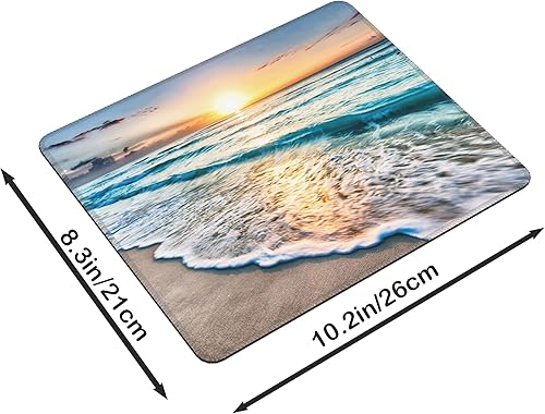 Miniatura 9 de Alfombrilla de mouse cuadrada con diseño de patas de gato coloridas, para accesorios de escritorio inalámbricos, alfombrilla de mouse de viaje de 10