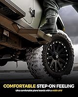 Vista 3 de KYX Estribos compatibles con Silverado/Sierra 1500 2019-2025 (NO 2019 LD/Limited) Cabina Doble Extendida 2020-2025 Silverado Sierra 2500HD 3500HD