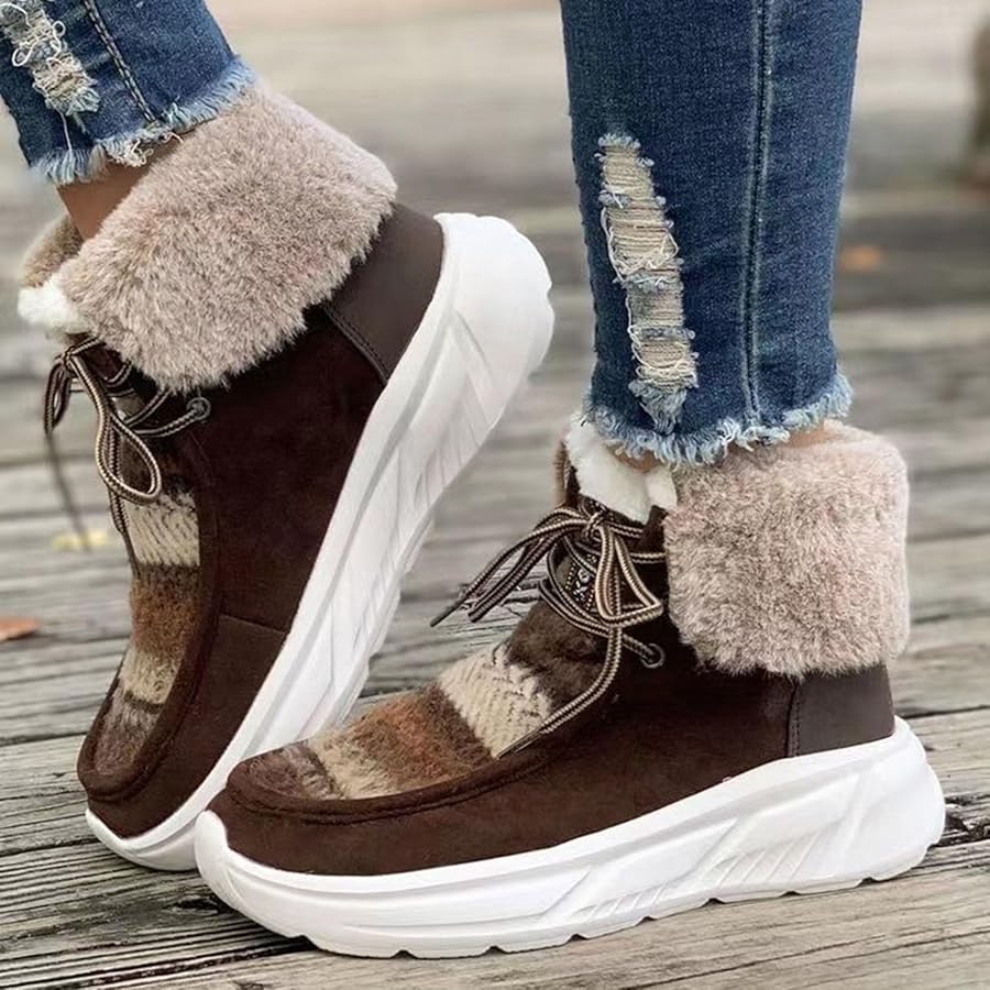 Winter Boots For Woman FitVille Women Extra Wide Winter Ankle