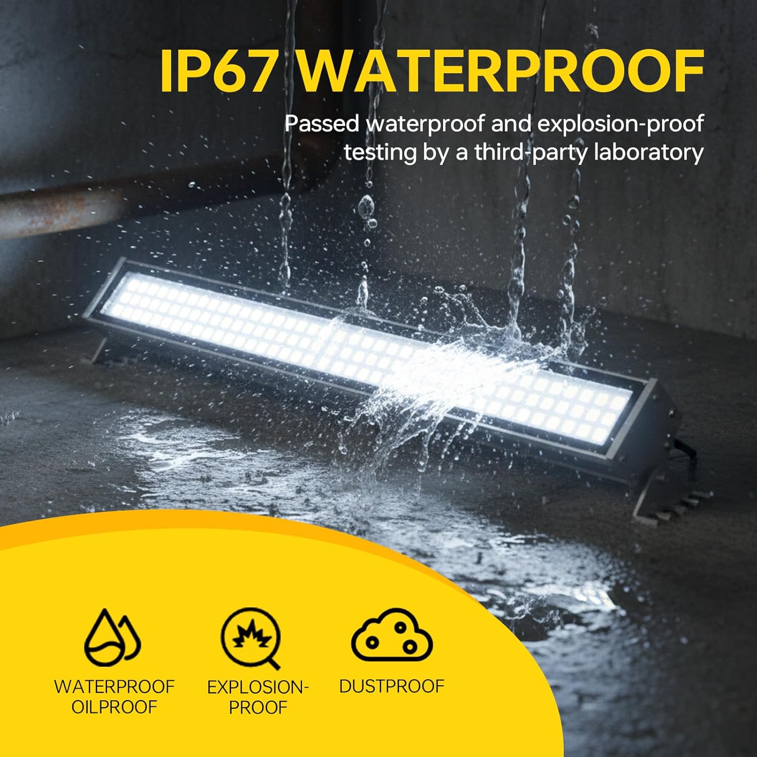 20w CNC Mchine Light, IP67 Explosion Proof Lights, CNC Machine Lighting, Industrial Work Lamp for Lathe (20, Watt Hours)