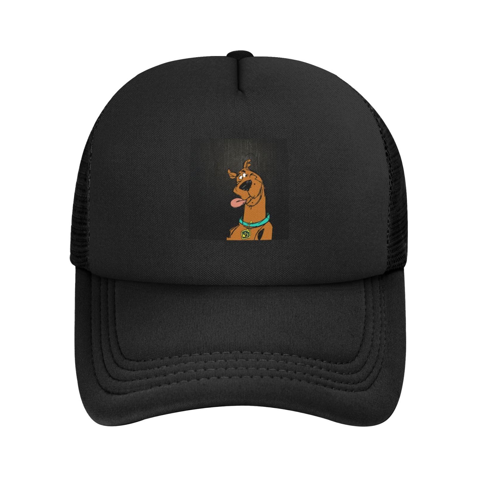 TREJUKY Smokey The Bear Baseball Cap Snapback Mesh Back for Men Women Adjustable Fishing Hat Outdoor Travel Beach Trucker Hat, Scooby Doo, One Size