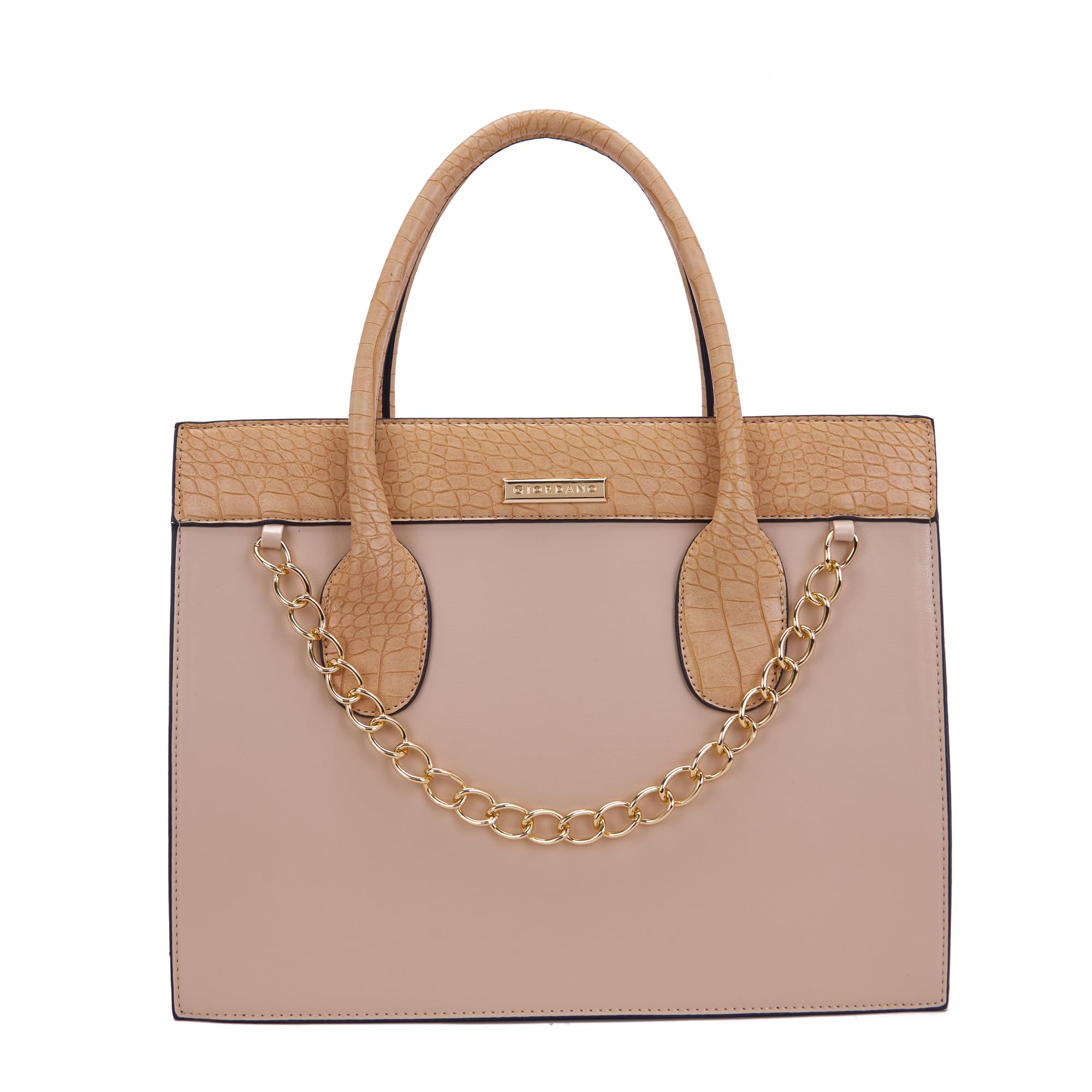 Giordano PU Top Handle Tote Bag For Women | Handbag For Ladies With Spacious Compartment & Zipper | Casual Handbag For Girls (B0CQCQFXZC) Amazon Price History, Amazon Price Tracker