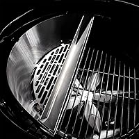 Vista 2 de SnS Grills Patented Slow ‘N Sear® Deluxe Insert - Stainless Steel Charcoal Basket with Removeable Water Reservoir for Low ‘N Slow Smoking & Charcoal
